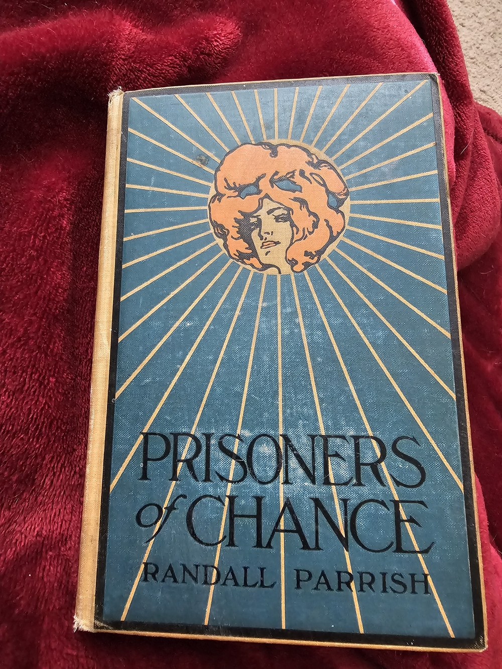 1908 First Edition Prisoners of Chance Randall Parrish Antique Pictorial Book